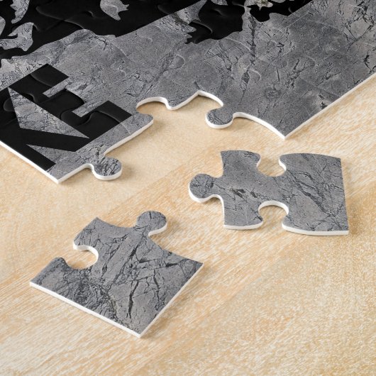 Nehmen Sie eine monochrome Berglandschaft zu Wande Puzzle (Seite)