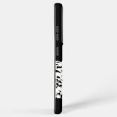 Nehmen Sie eine monochrome Berglandschaft zu Wande Samsung Galaxy Hülle (Rechte Seite)