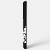 Nehmen Sie eine monochrome Berglandschaft zu Wande Samsung Galaxy Hülle (Linke Seite)