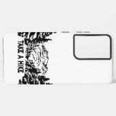 Nehmen Sie eine monochrome Berglandschaft zu Wande Samsung Galaxy Hülle (Linke Seite)