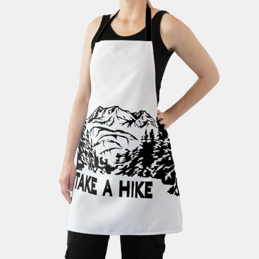 Nehmen Sie eine monochrome Berglandschaft zu Wande Schürze (InSitu)