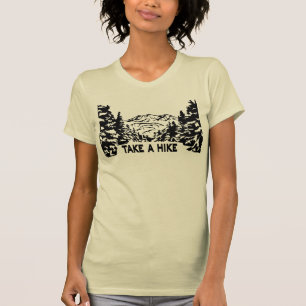 Nehmen Sie eine monochrome Berglandschaft zu Wande T-Shirt