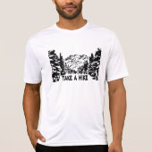 Nehmen Sie eine monochrome Berglandschaft zu Wande T-Shirt (Vorderseite)