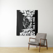 Nehmen Sie eine monochrome Berglandschaft zu Wande Wandteppich (Beispiel)