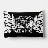 Nehmen Sie eine monochrome Berglandschaft zu Wande Zubehörtasche (Rückseite)