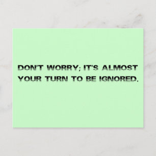 Nehmen Sie eine Nummer für den personalisierten Ku Postkarte