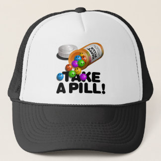 NEHMEN SIE EINE PILLEN-KAPPE TRUCKERKAPPE