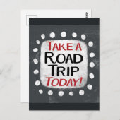 Nehmen Sie eine Road Trip Heute Postkarte (Vorne/Hinten)