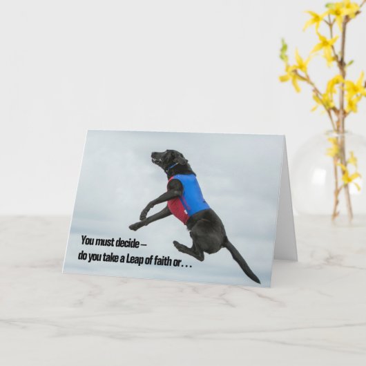 Nehmen Sie eine Spur des Glaubens, oder Irr auf de Karte (Gelbe Blume)