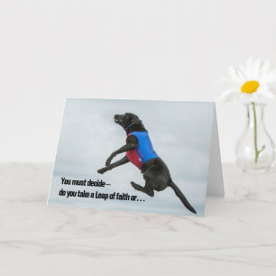 Nehmen Sie eine Spur des Glaubens, oder Irr auf de Karte