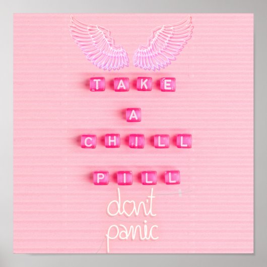 Nehmen Sie eine Tablette Poster (Vorne)