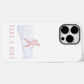 Nehmen Sie eine Wanderung Blau und Rot Case-Mate iPhone Hülle (Rückseite (Horizontal))
