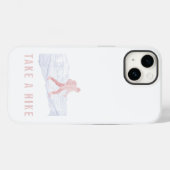 Nehmen Sie eine Wanderung Blau und Rot Case-Mate iPhone Hülle (Rückseite (Horizontal))
