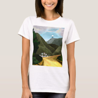 Nehmen Sie eine Wanderung. Frauen grundlegend T-Shirt