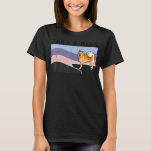 Nehmen Sie eine Wanderung Isländisch Sheepdog Funn T-Shirt