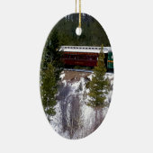 Nehmen Sie eine Winter-Fahrt auf die Keramikornament (Rechts)