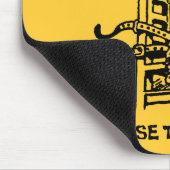 Nehmen Sie einem Sitz lustigen Mousepad Spaß (Ecke)