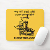 Nehmen Sie einem Sitz lustigen Mousepad Spaß (Mit Mouse)