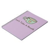 Nehmen Sie einen Atem AYogiKitchen Notizblock (Linke Seite)