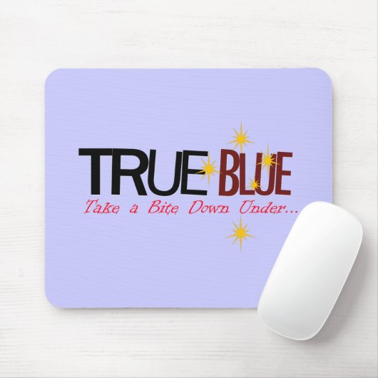 Nehmen Sie einen Biss unten unter Mousepad (Mit Mouse)