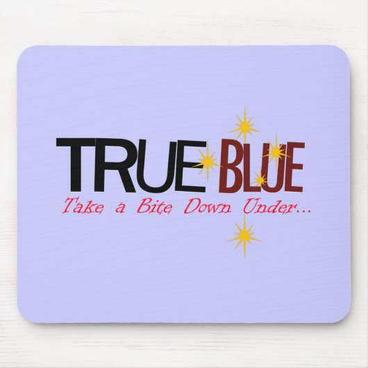 Nehmen Sie einen Biss unten unter Mousepad (Vorne)