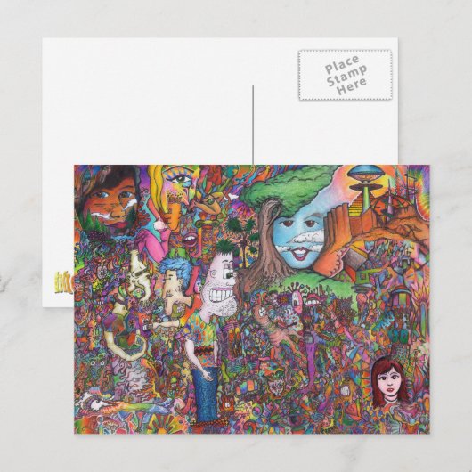 Nehmen Sie einen Blick Postkarte (Vorne/Hinten)