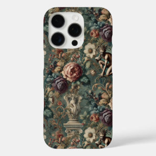 Nehmen Sie einen Bow - Gothic Floral Design iPhone 16 Pro Hülle