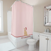 Nehmen Sie einen goldenen Weihnachtsduschvorhang Duschvorhang (Beispiel)