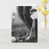 Nehmen Sie einen Mulligan, 1906 Karte (Gelbe Blume)