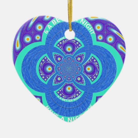 Nehmen Sie einen niederen Tag Keramikornament (Vorne)