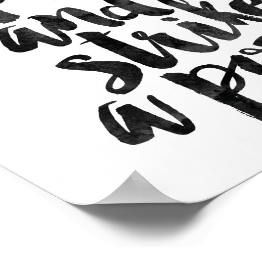 Nehmen Sie einen Prop und schlagen Sie eine Pose Poster (Ecke)