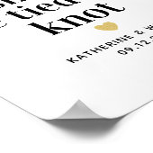 Nehmen Sie einen Schuss, wir tippen das Knot Custo Poster (Ecke)