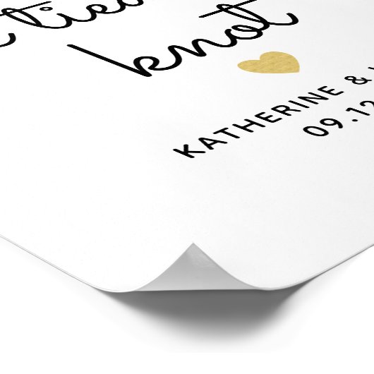 Nehmen Sie einen Schuss, wir tippen das Knot Scrip Poster (Ecke)