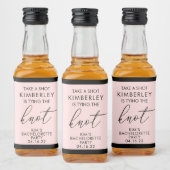 Nehmen Sie einen Shot Bachelorette Printed Mini Alkoholflaschenetikett (Flaschen)