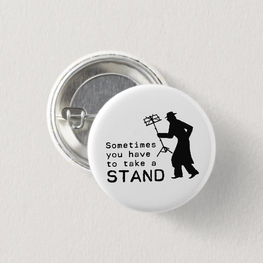 Nehmen Sie einen Stand Button (Vorne & Hinten)