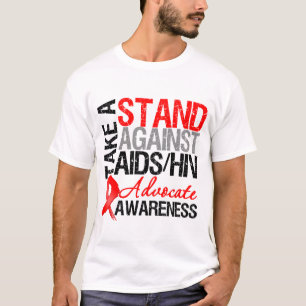 Nehmen Sie einen Stand gegen AIDSHIV T-Shirt