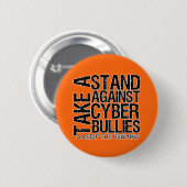 Nehmen Sie einen Stand gegen Cyber-Tyranne Button (Vorne & Hinten)