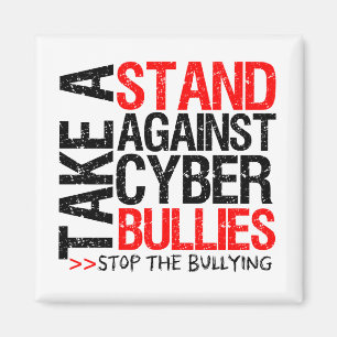 Nehmen Sie einen Stand gegen Cyber-Tyranne Magnet