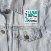 Nehmen Sie einen Stand gegen Ovarialkrebs ein Button (Beispiel)
