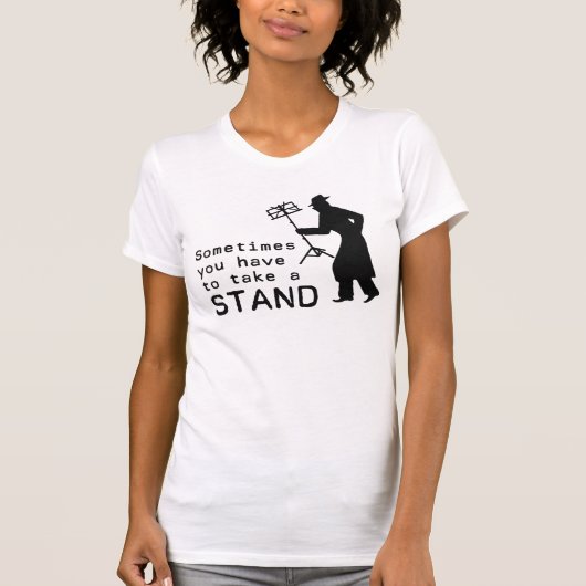 Nehmen Sie einen Stand T-Shirt (Vorderseite)