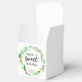 Nehmen Sie einen süßen Weihnachtskranz mit Backwar Geschenkschachtel (Geöffnet)