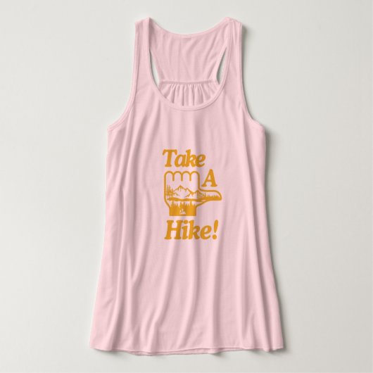 Nehmen Sie einen T - Shirt Wanderung (Design Vorderseite)