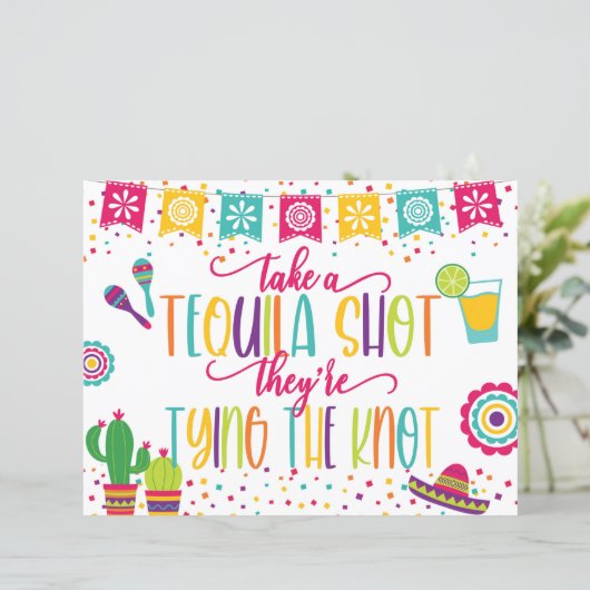 Nehmen Sie einen Tequila-Schuss. Sie binden das Kn (Stehend Vorderseite)