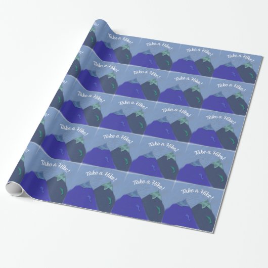 Nehmen Sie einen Wanderberggipfel Geschenkpapier (Ungerollt)