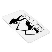 Nehmen Sie einen Wandermagnet-German Shepherd/Husk Magnet (Rechte Seite)