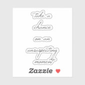 Nehmen Sie einen zufälligen Vinyl-Aufkleber nach M Aufkleber (Blatt)