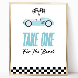 Nehmen Sie eines für die Road Red Race Car Favorit Poster