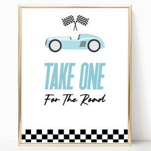 Nehmen Sie eines für die Road Red Race Car Favorit Poster