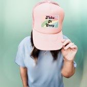 Nehmen Sie einfach Retro-Trucker-Hut Truckerkappe