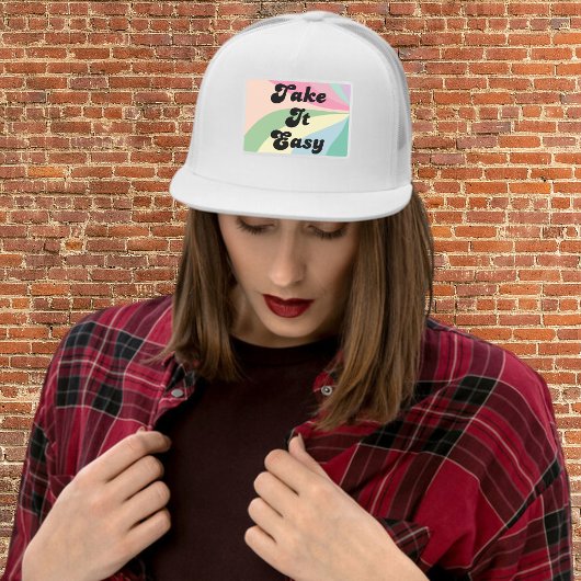 Nehmen Sie einfach Retro-Trucker-Hut Truckerkappe